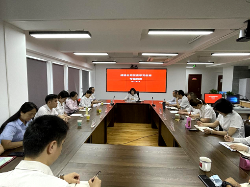成渝公司黨委委員、工會主席、職工監(jiān)事李桃講授黨史學習教育專題黨課.png
